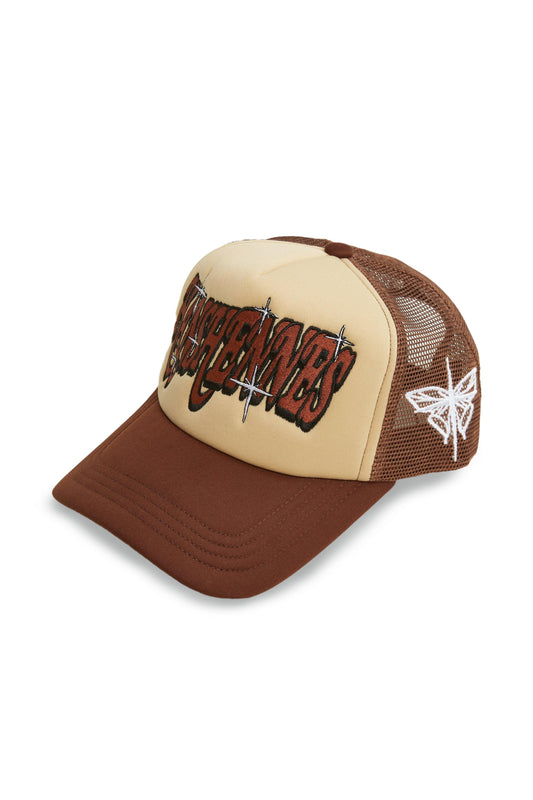 HANSHENNES - Brown Trucker Hat - New Trucker Hat